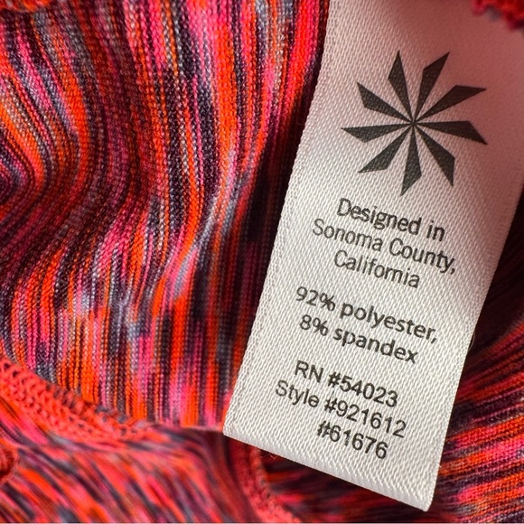 Athleta Mendoza Women’s 1/2 Zip Pullover Space Dyed Size Medium - Picture 8 of 9